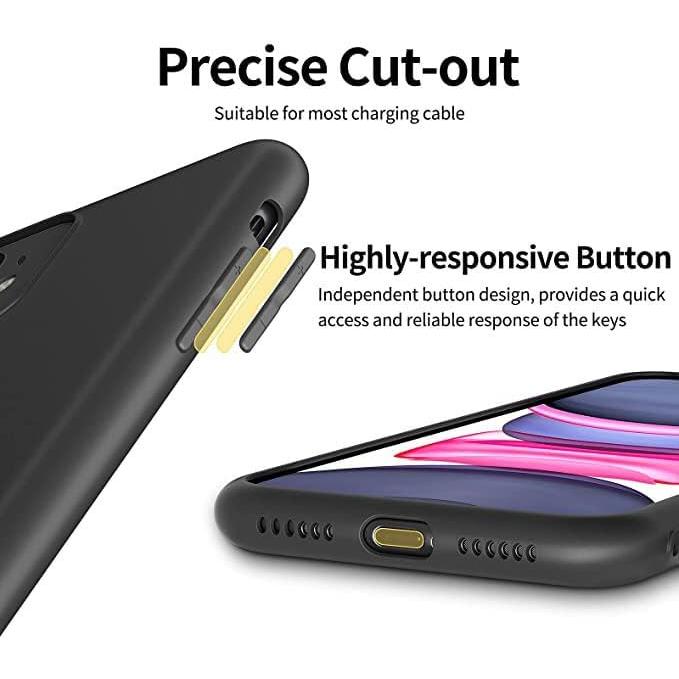 Funda de Silicona para Meizu 21 Pro + Cristal Templado Negro