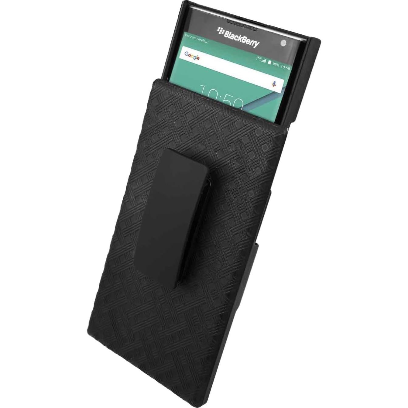 Funda Holster Verizon para BlackBerry PRIV - Negro - Protección y Portabilidad