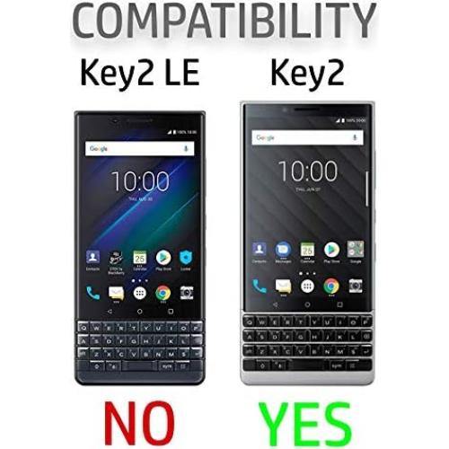 Funda Kickstand Negra Nakedcellphone para BlackBerry KEY2