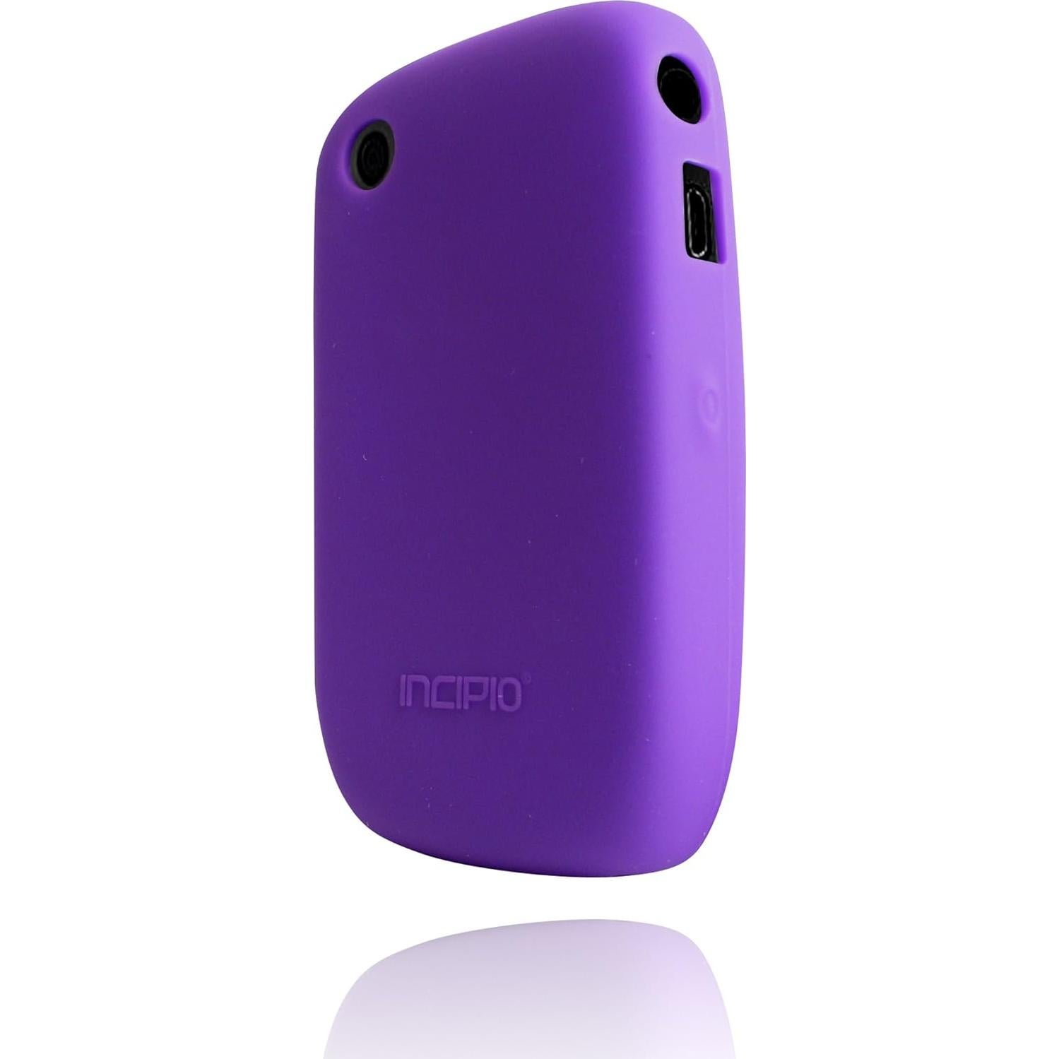 Funda de Silicona Incipio DermaShot para BlackBerry Curve 8500 Púrpura