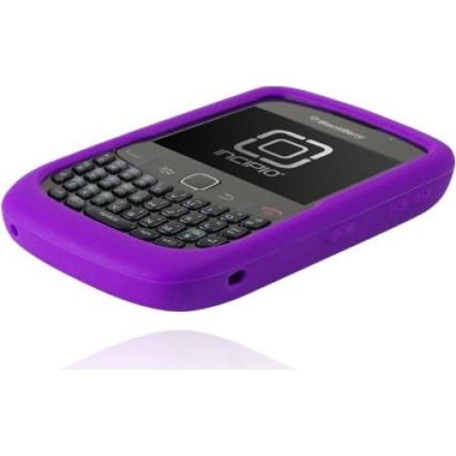 Funda de Silicona Incipio DermaShot para BlackBerry Curve 8500 Púrpura