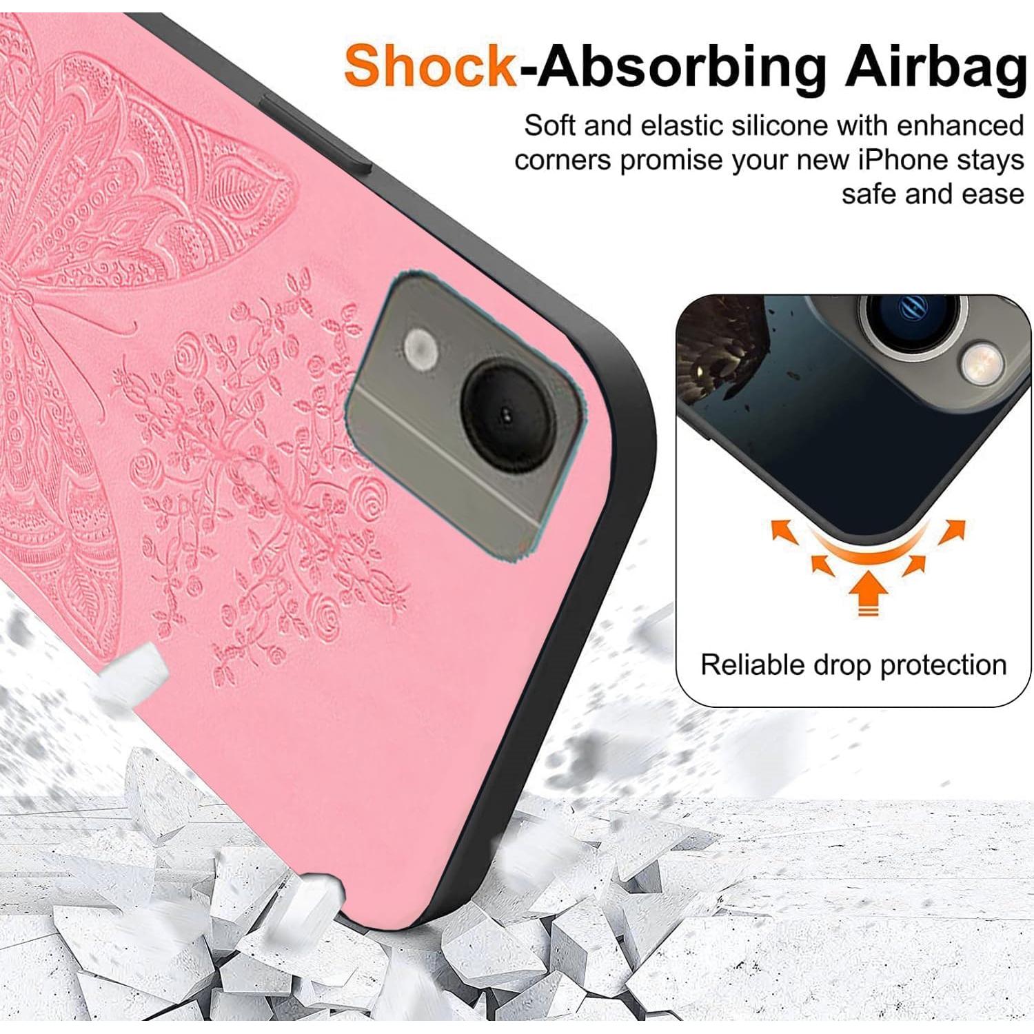 Funda de teléfono DAMONDY para TCL K24 T434D - Rosa, TPU suave