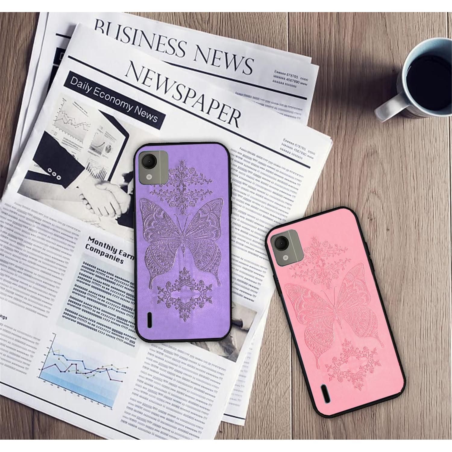 Funda de teléfono DAMONDY para TCL K24 T434D - Rosa, TPU suave