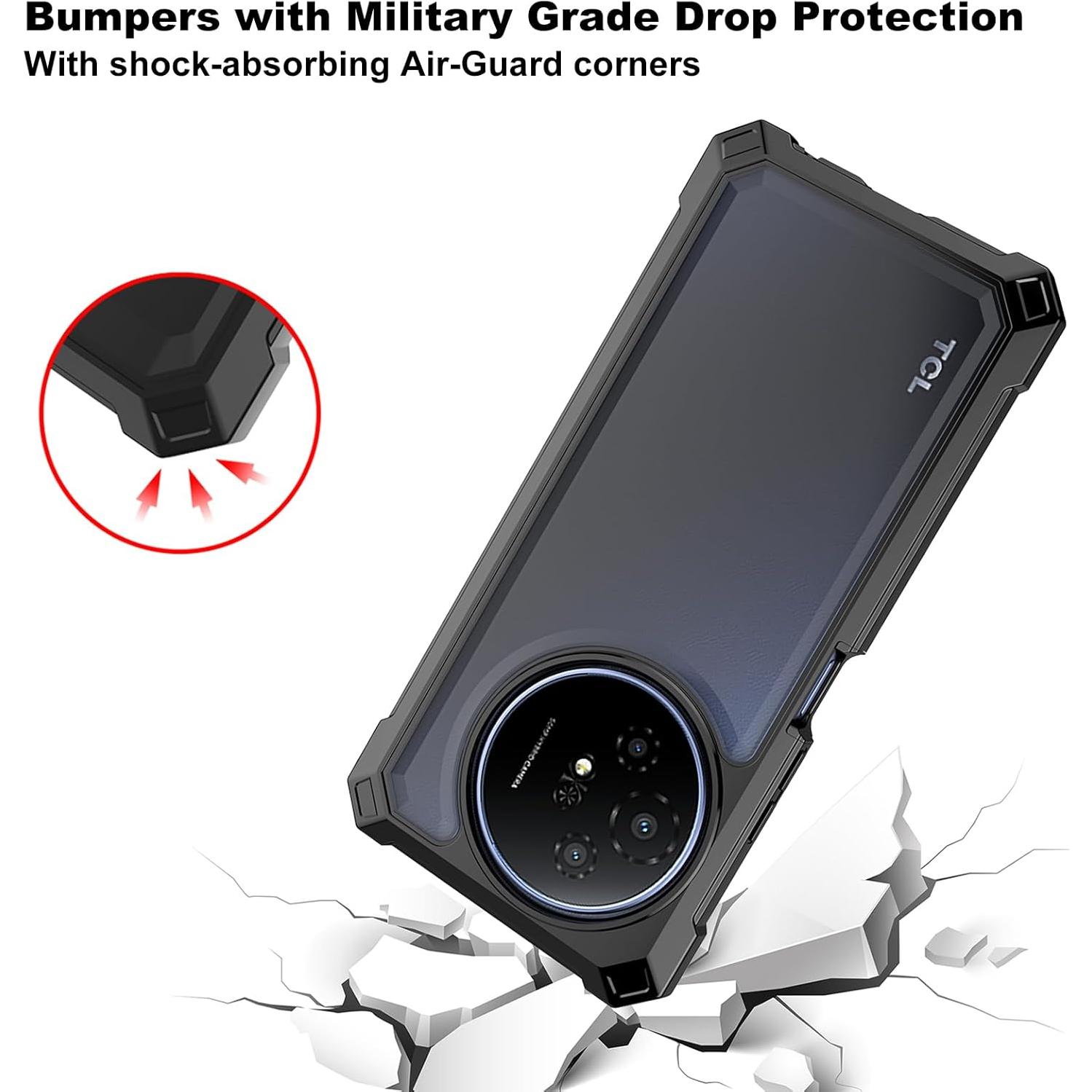 Funda Transparente Ailiber para TCL 50 XL 5G y 60 XE - Doble Capa