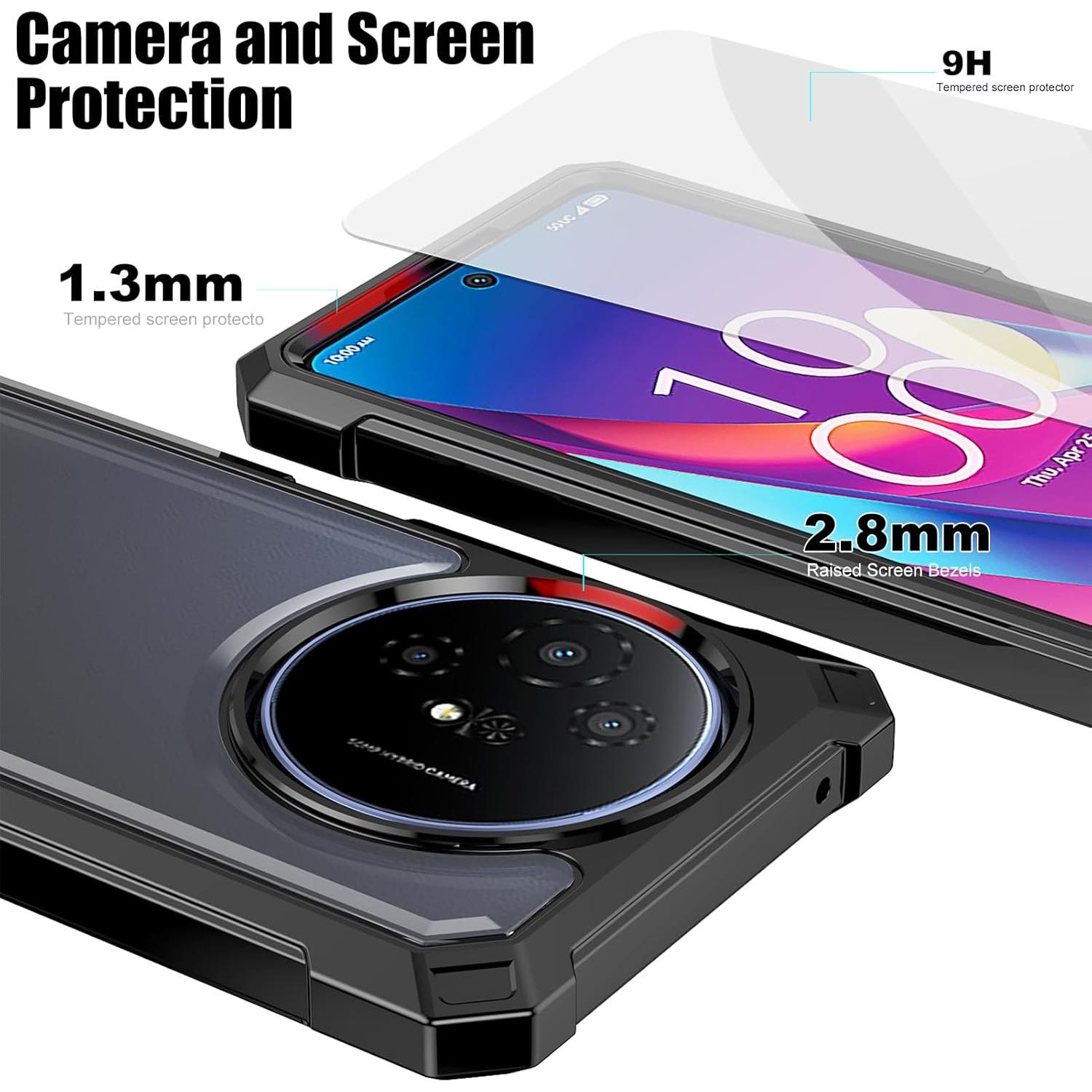 Funda Transparente Ailiber para TCL 50 XL 5G y 60 XE - Doble Capa