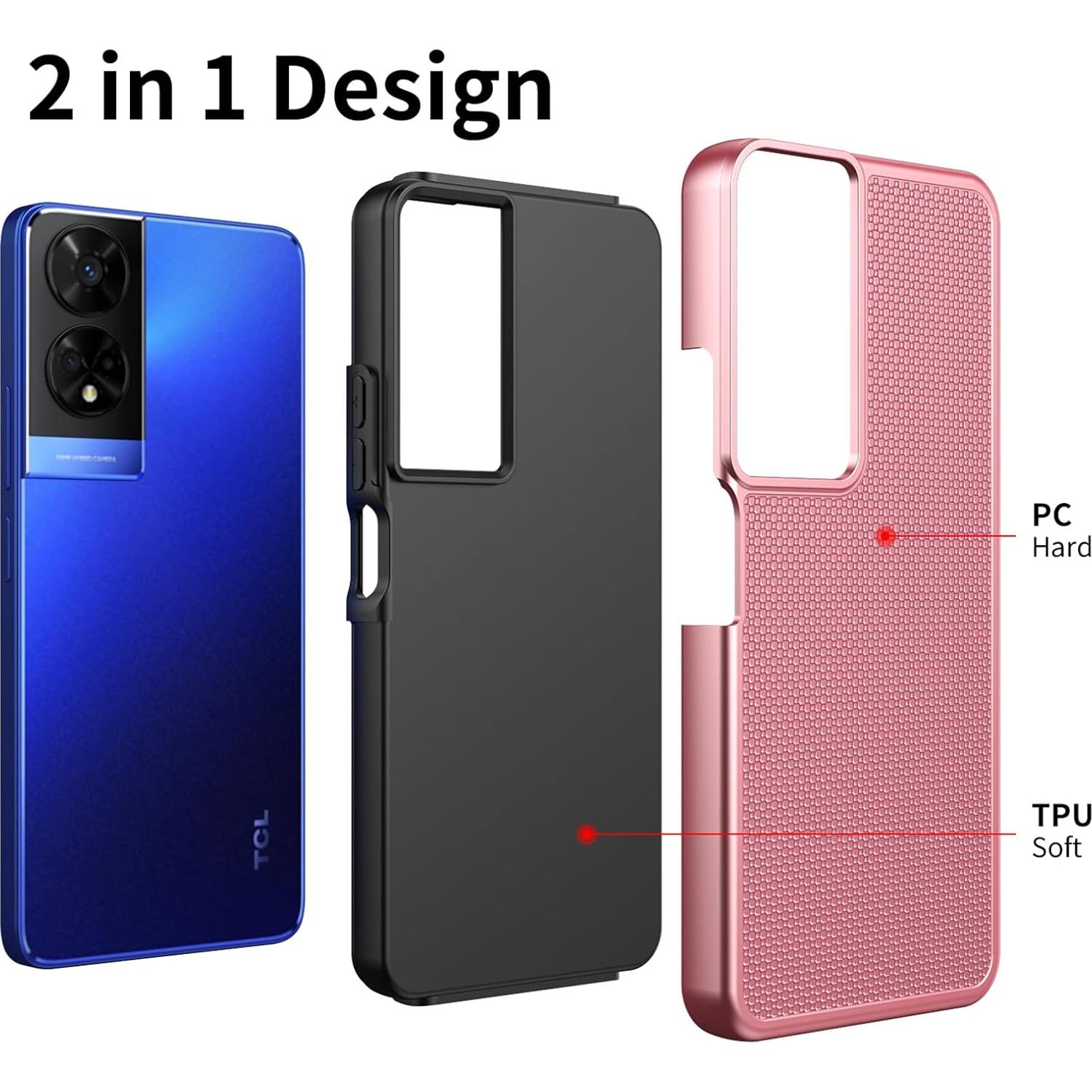 Funda Doble Capa Ailiber para TCL 50 XE 5G con Protector