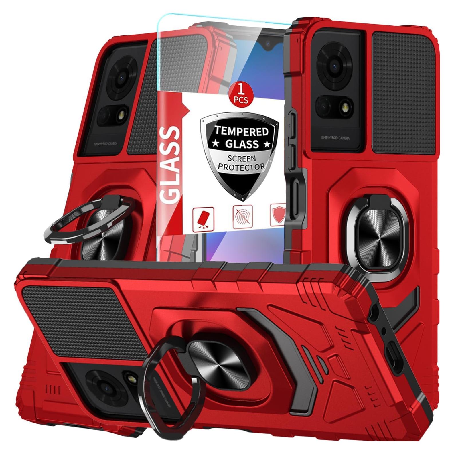 Funda resistente para TCL K24/K23/50LE con soporte magnético