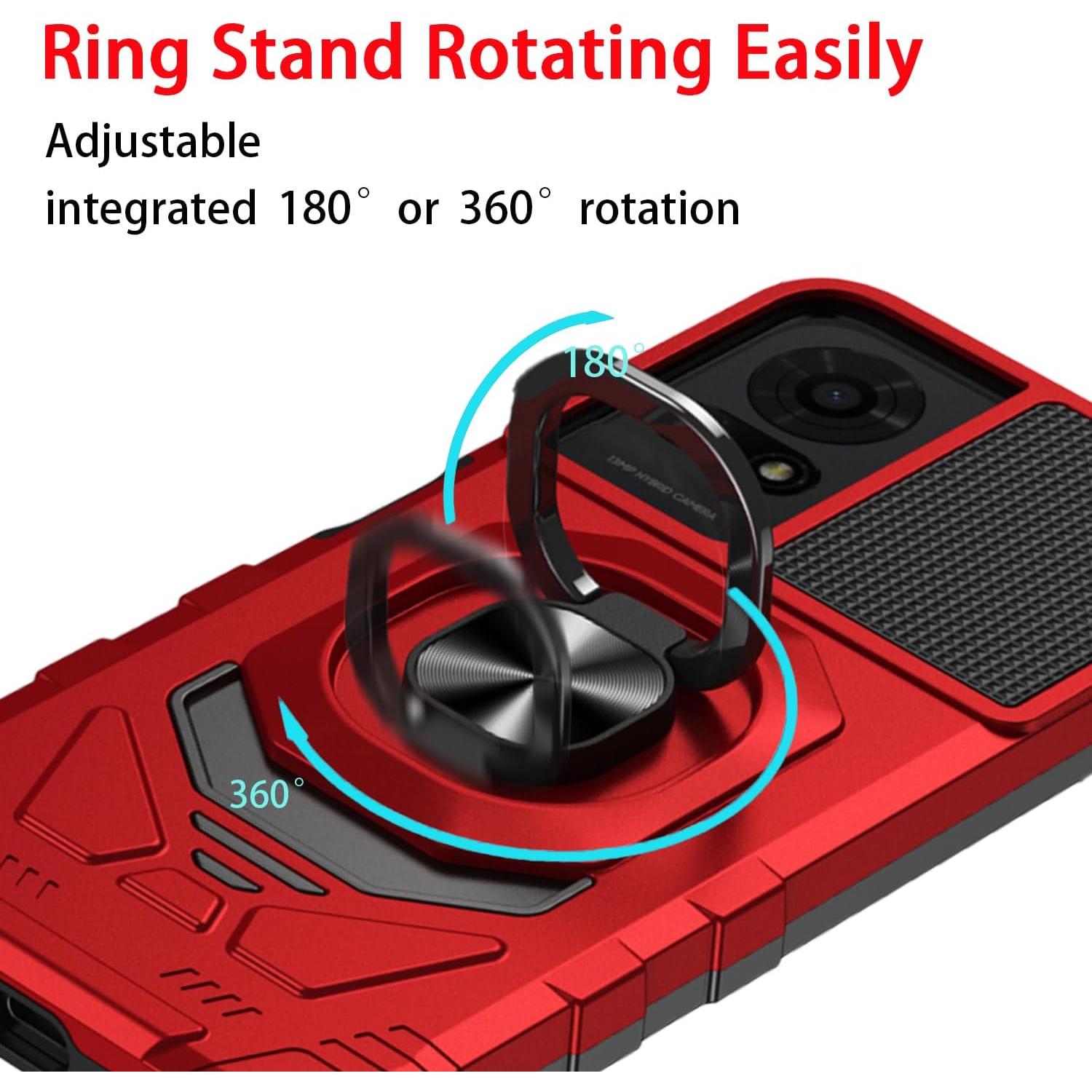 Funda resistente para TCL K24/K23/50LE con soporte magnético