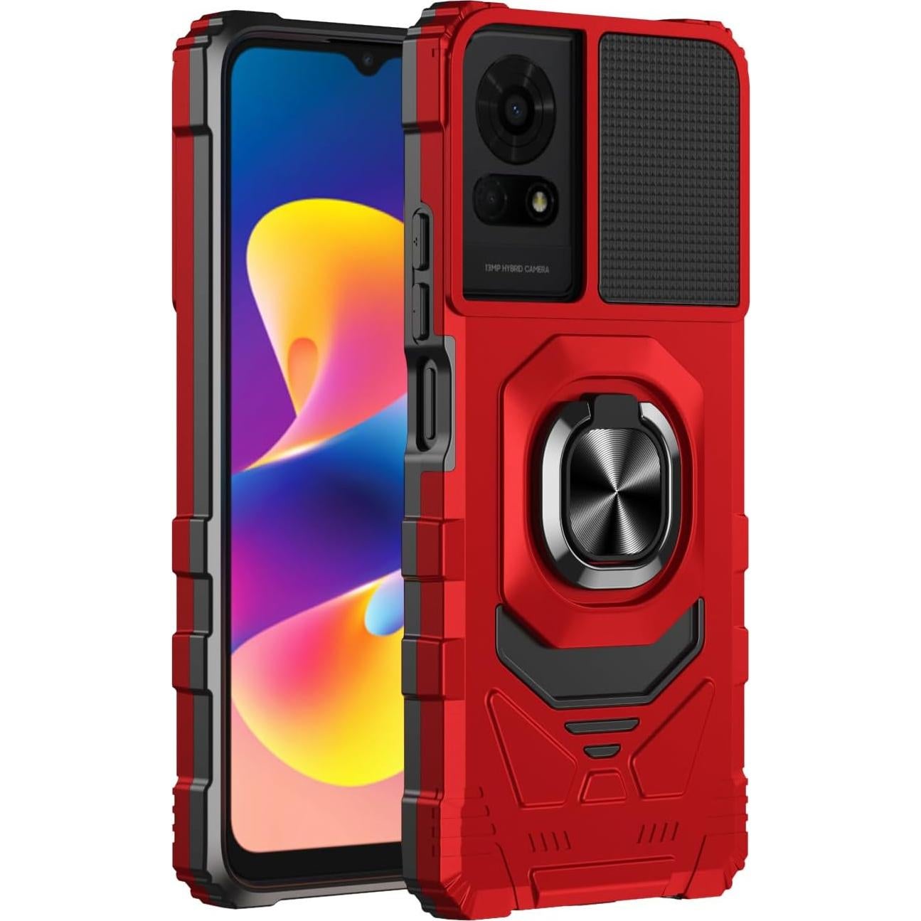 Funda resistente para TCL K24/K23/50LE con soporte magnético
