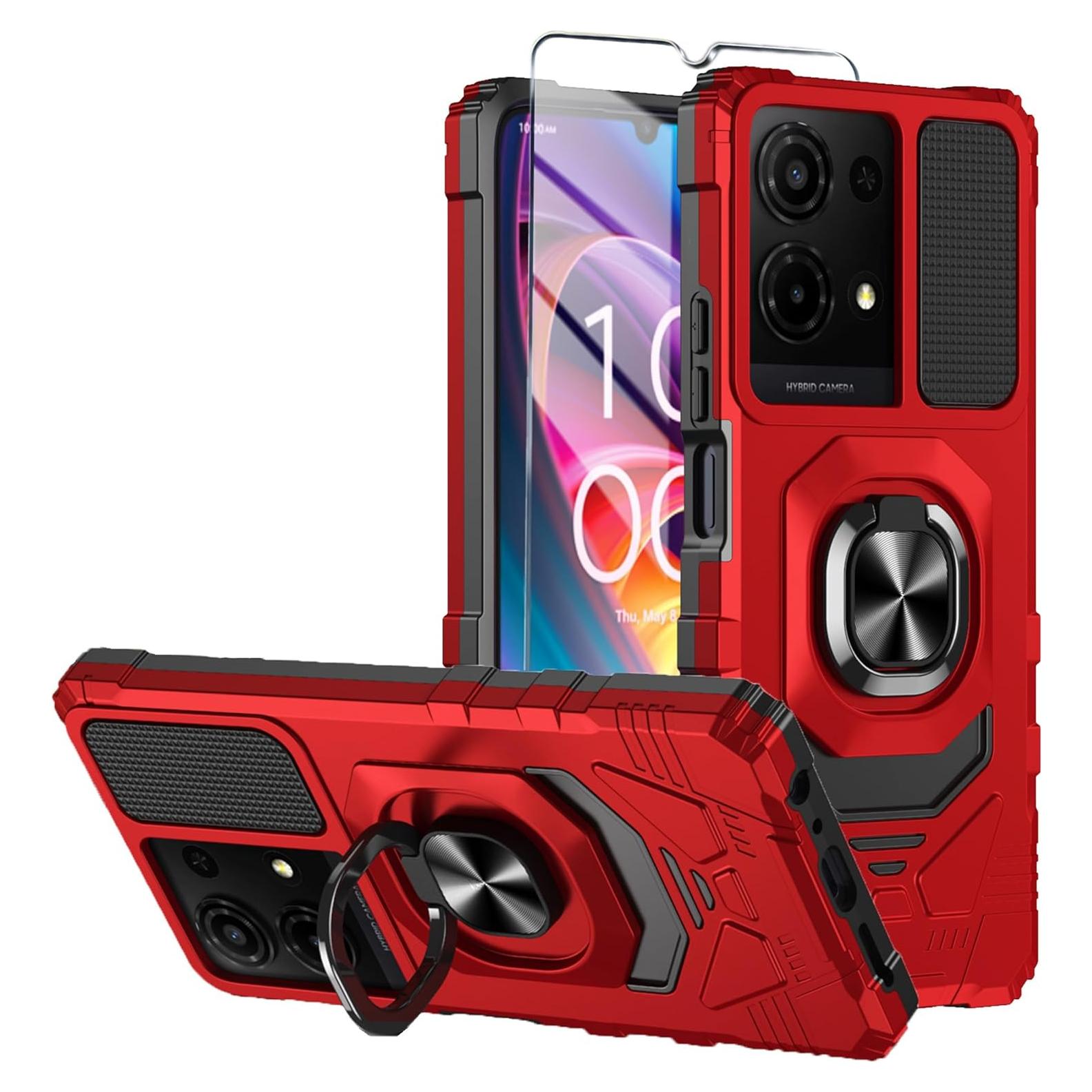 Funda protectora para TCL K32/K33 5G 2025 con vidrio templado