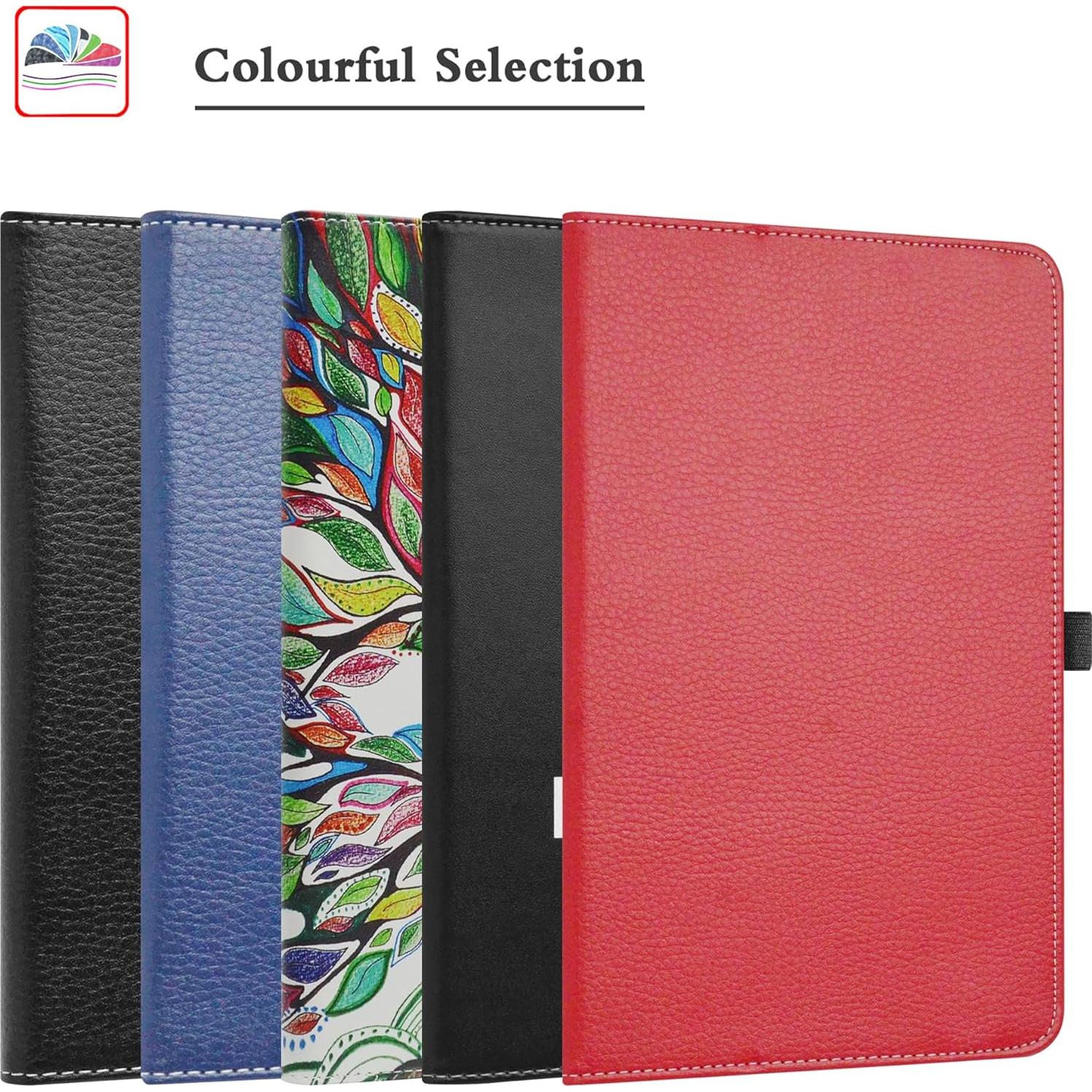 Funda Folio TCL Tab 8 - Cuero PU Azul, Soporte Plegable