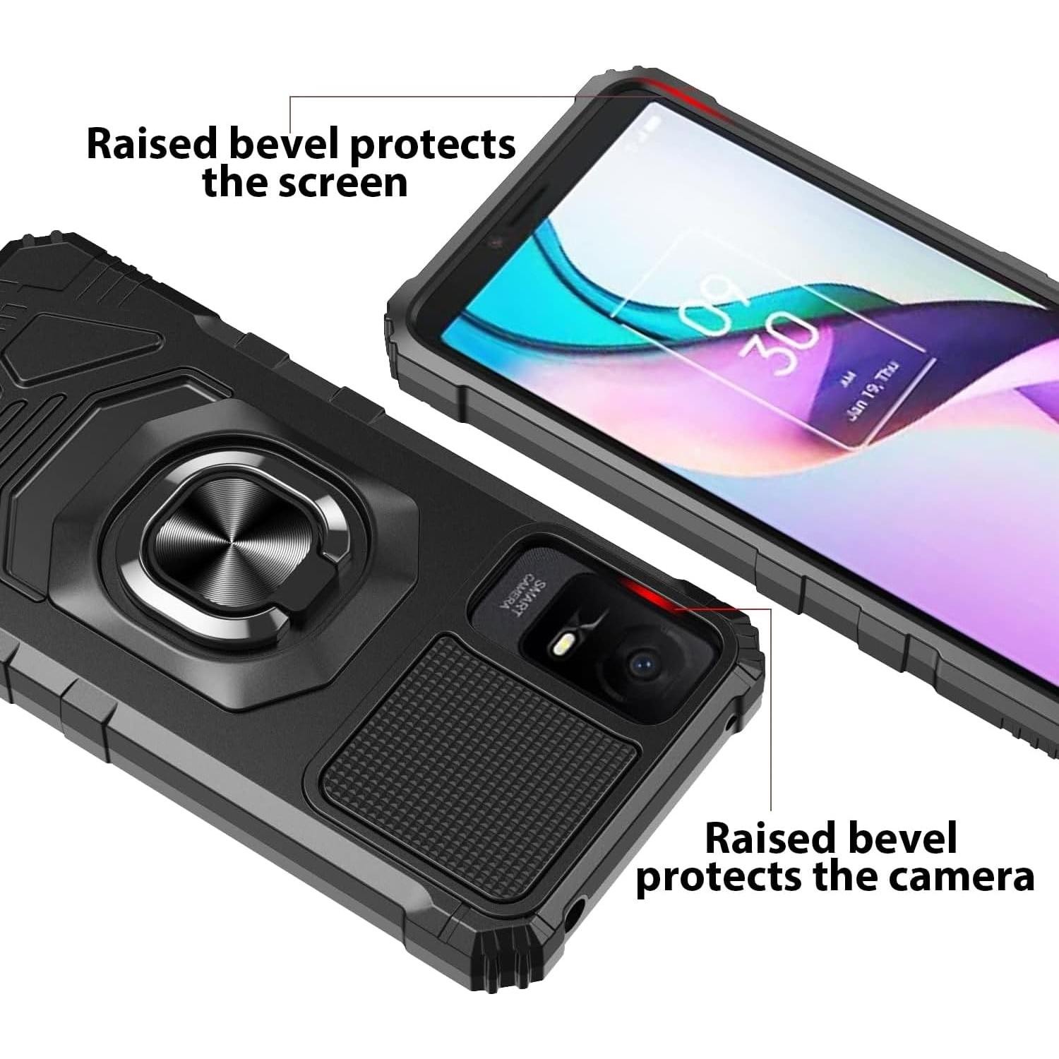 Funda TJS para TCL ION X, ION V y 40 Z - Protección Doble Capa