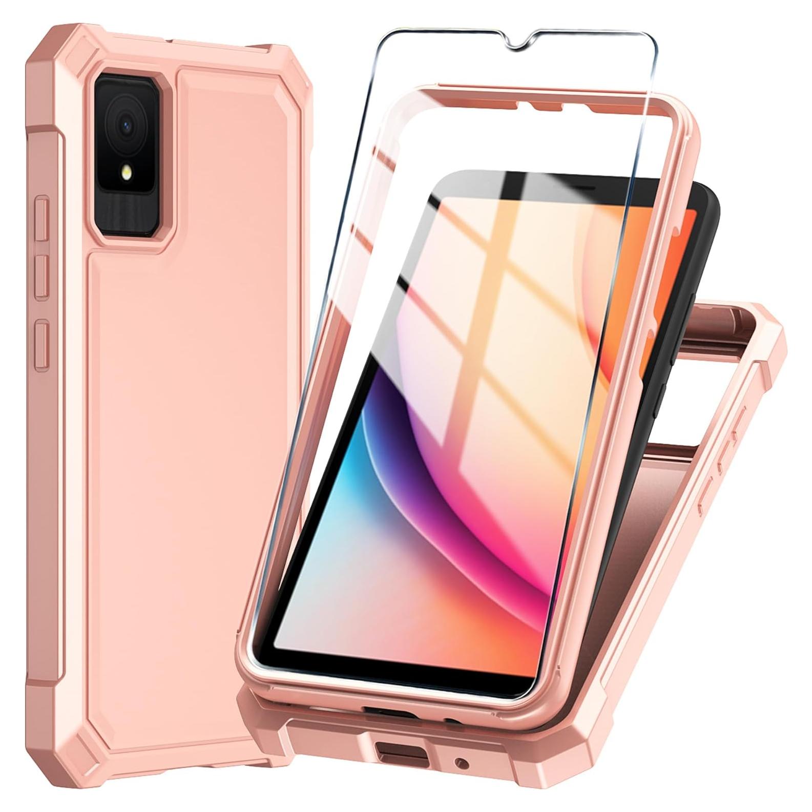 Funda para TCL K11 con protector de pantalla vidrio templado