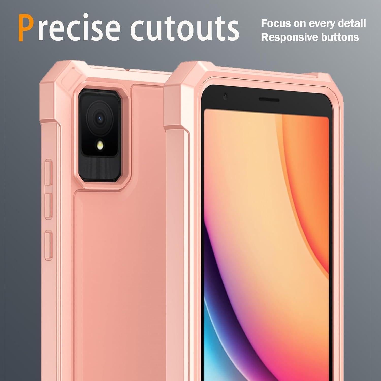 Funda para TCL K11 con protector de pantalla vidrio templado