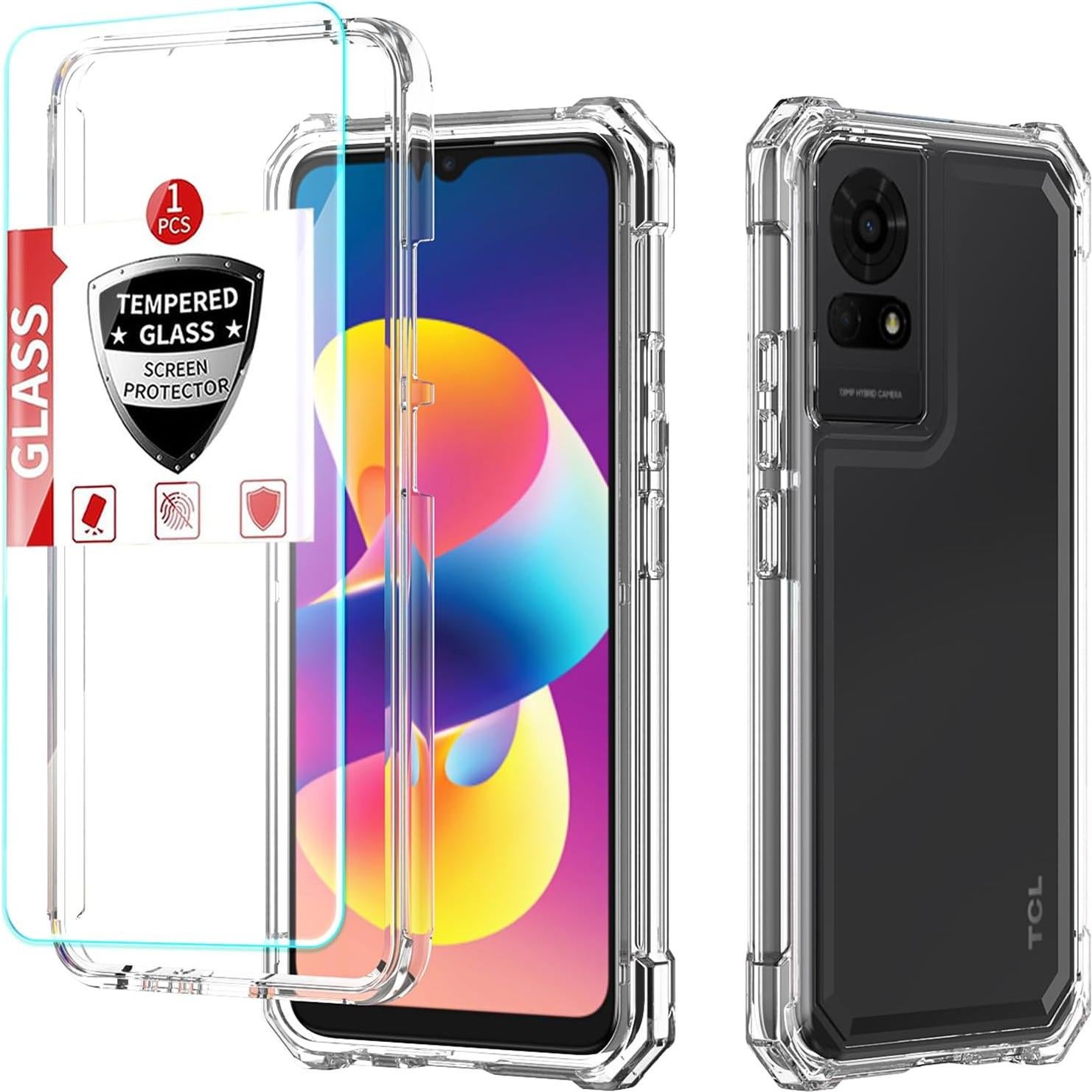 Funda protectora TCL K24/K23/50LE/Cricket K24 5G - Transparente