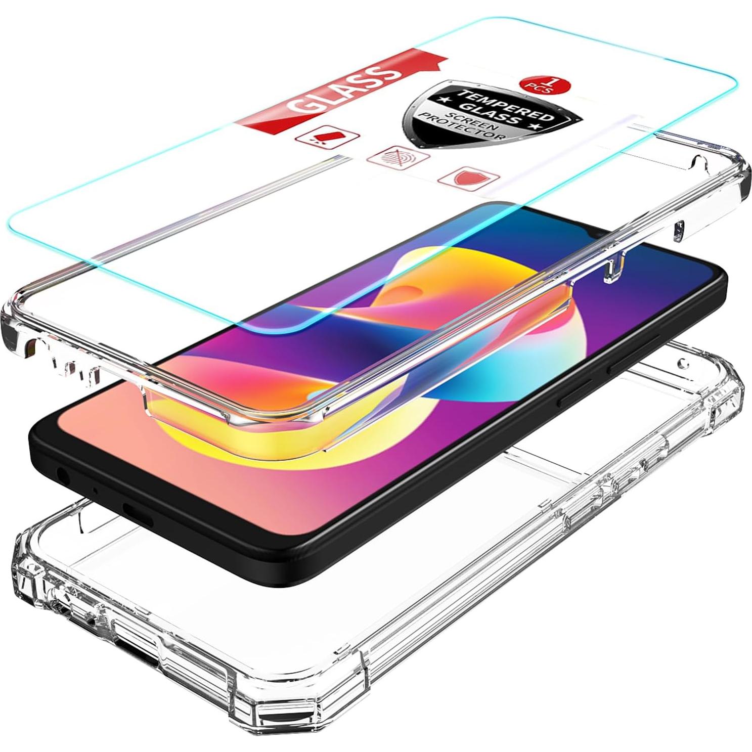 Funda protectora TCL K24/K23/50LE/Cricket K24 5G - Transparente