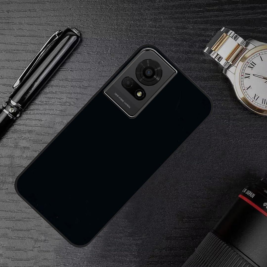 Funda para TCL 50 LE 2024 con Protector de Pantalla Negra TPU