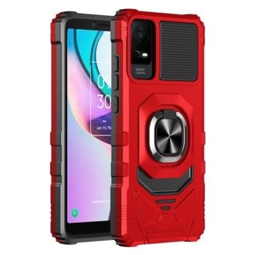 Funda protectora Eaglecell para TCL ION X/V/40Z - RS7 Rojo