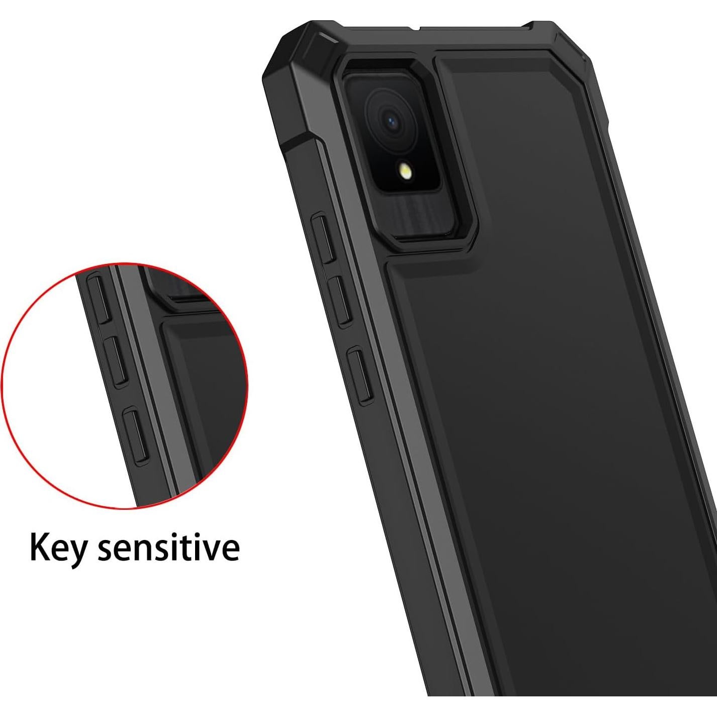 Funda Protectora TCL K11 con Protector de Pantalla Vidrio Templado