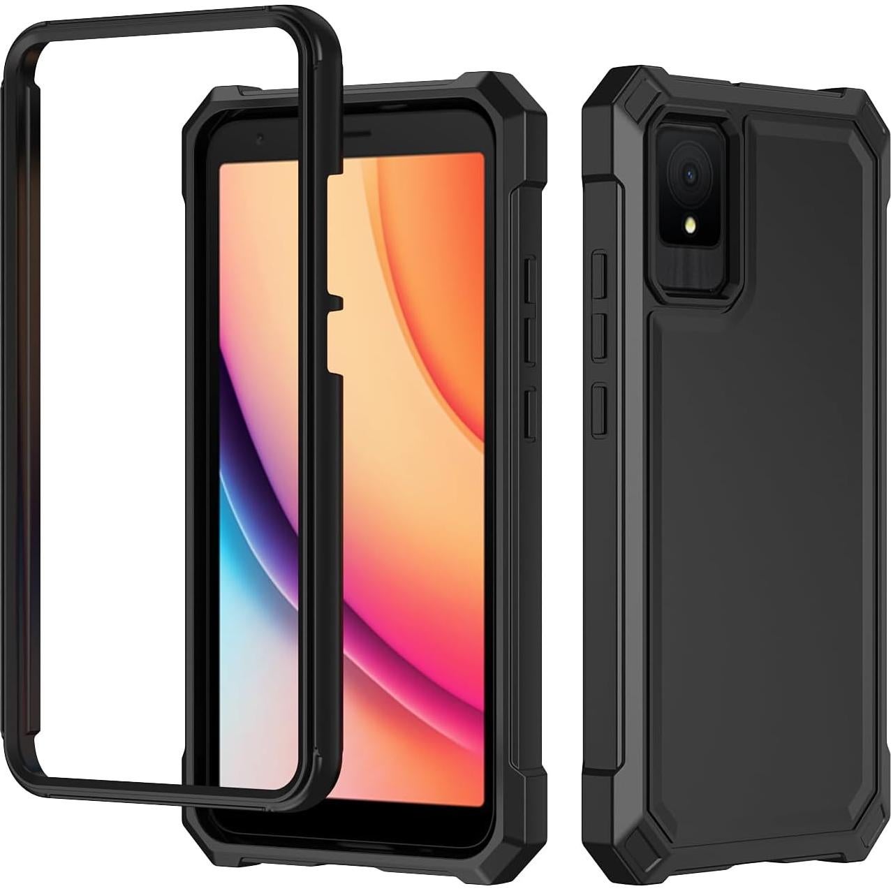 Funda Protectora TCL K11 con Protector de Pantalla Vidrio Templado