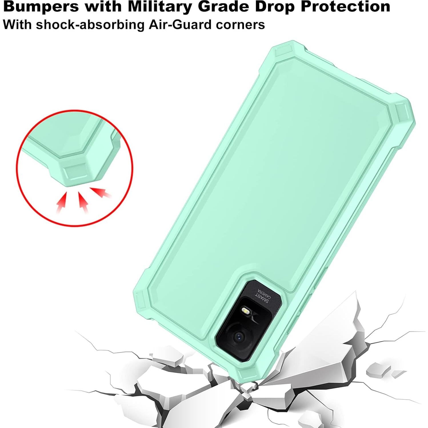 Funda Ailiber para TCL 30Z T602DL y TCL 30 LE - Verde Menta