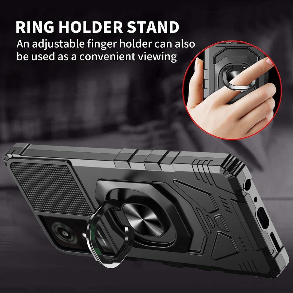 Funda Protectora con Soporte y Protector de Pantalla TCL K24/K23