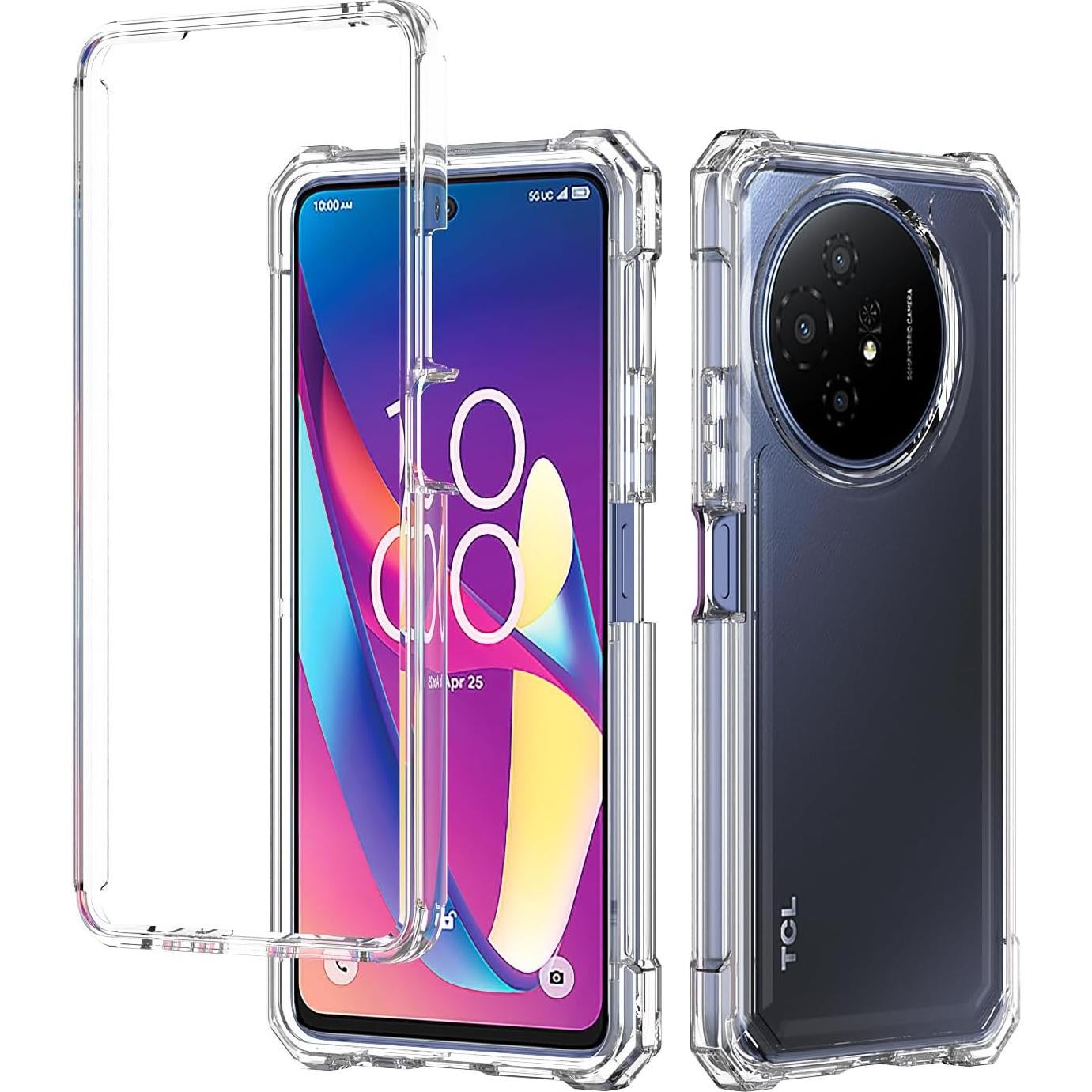 Funda Transparente Nakedcellphone para TCL 60 XE NxtPaper 5G