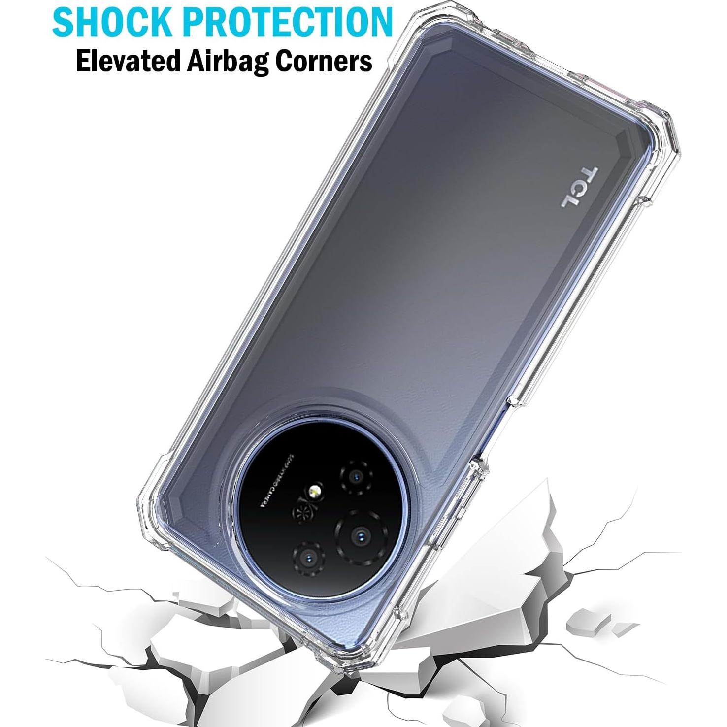 Funda Transparente Nakedcellphone para TCL 60 XE NxtPaper 5G