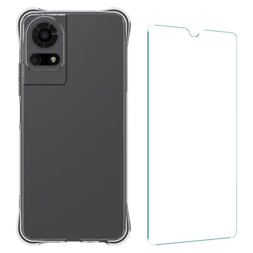 Funda transparente con protector para TCL 50 LE - TPU resistente
