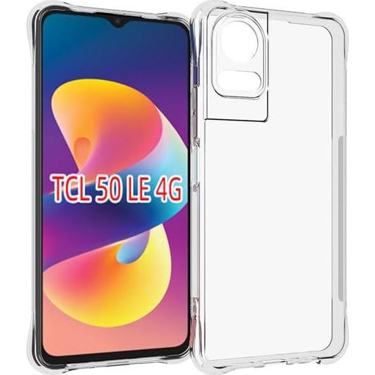 Funda transparente con protector para TCL 50 LE - TPU resistente
