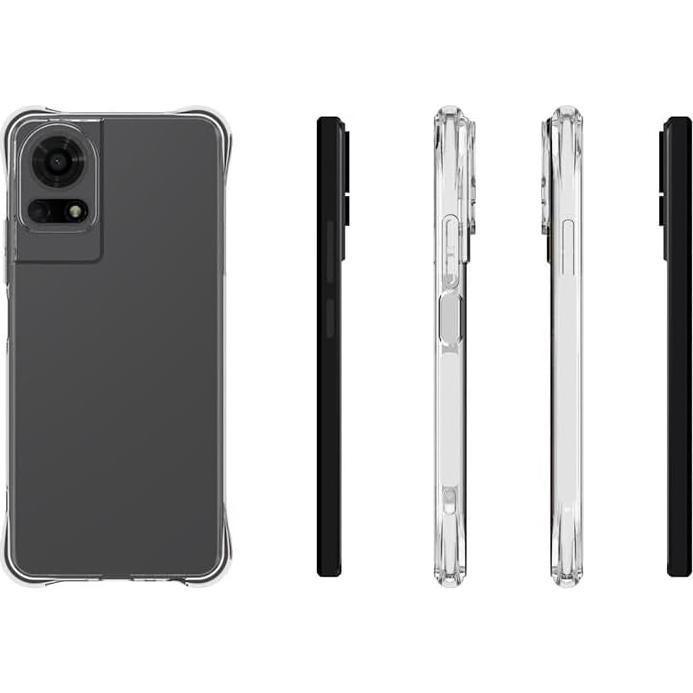 Funda transparente con protector para TCL 50 LE - TPU resistente