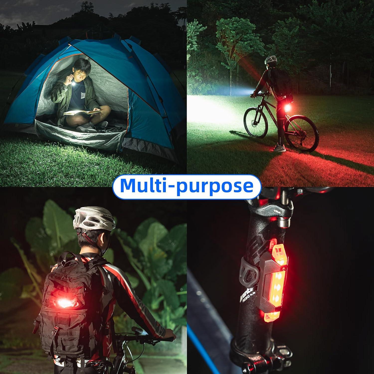 Luz de Bicicleta WUBEN B2 Recargable 1300 Lúmenes IP68
