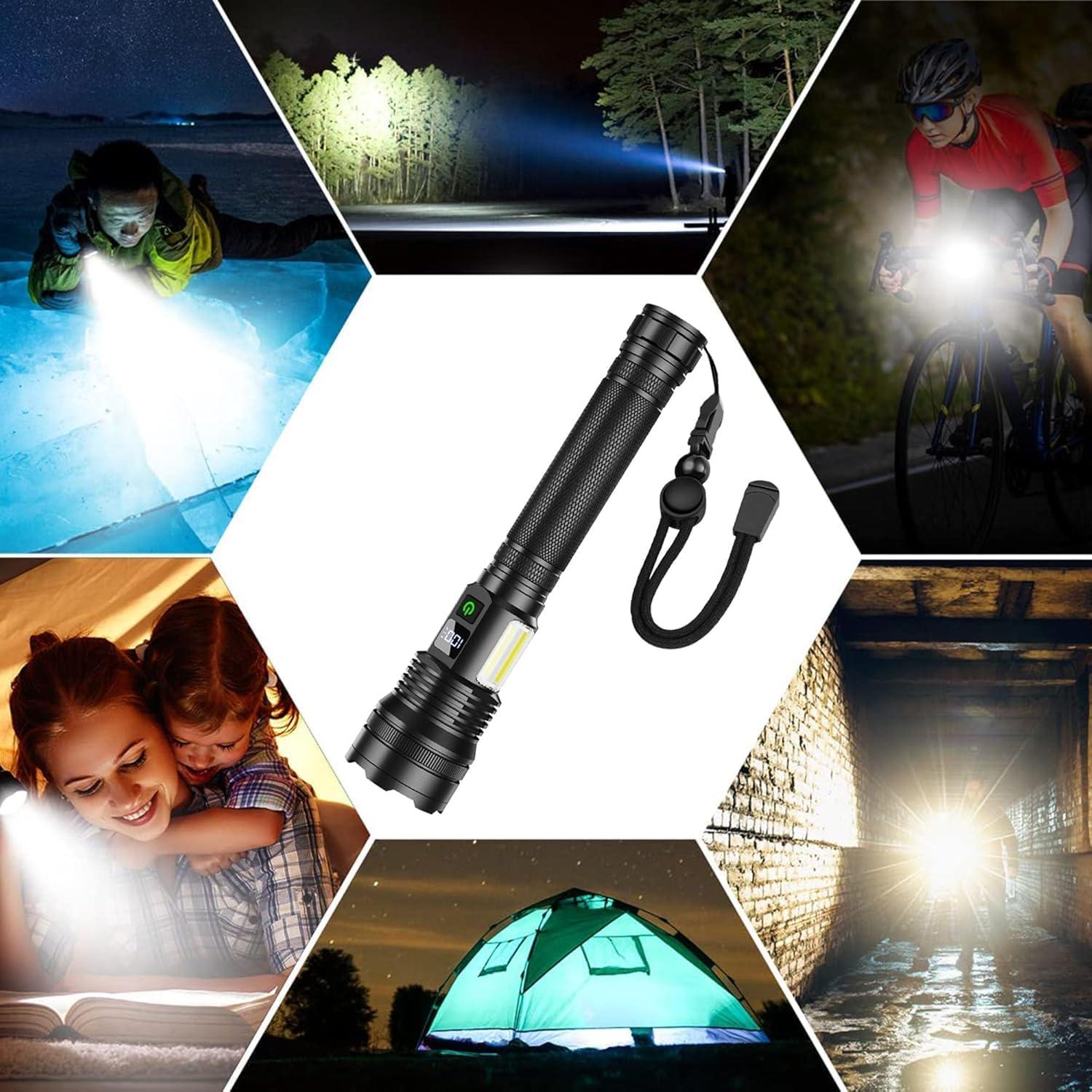 Linterna LED KZK TK50 Recargable 10,000 Lúmenes IP67