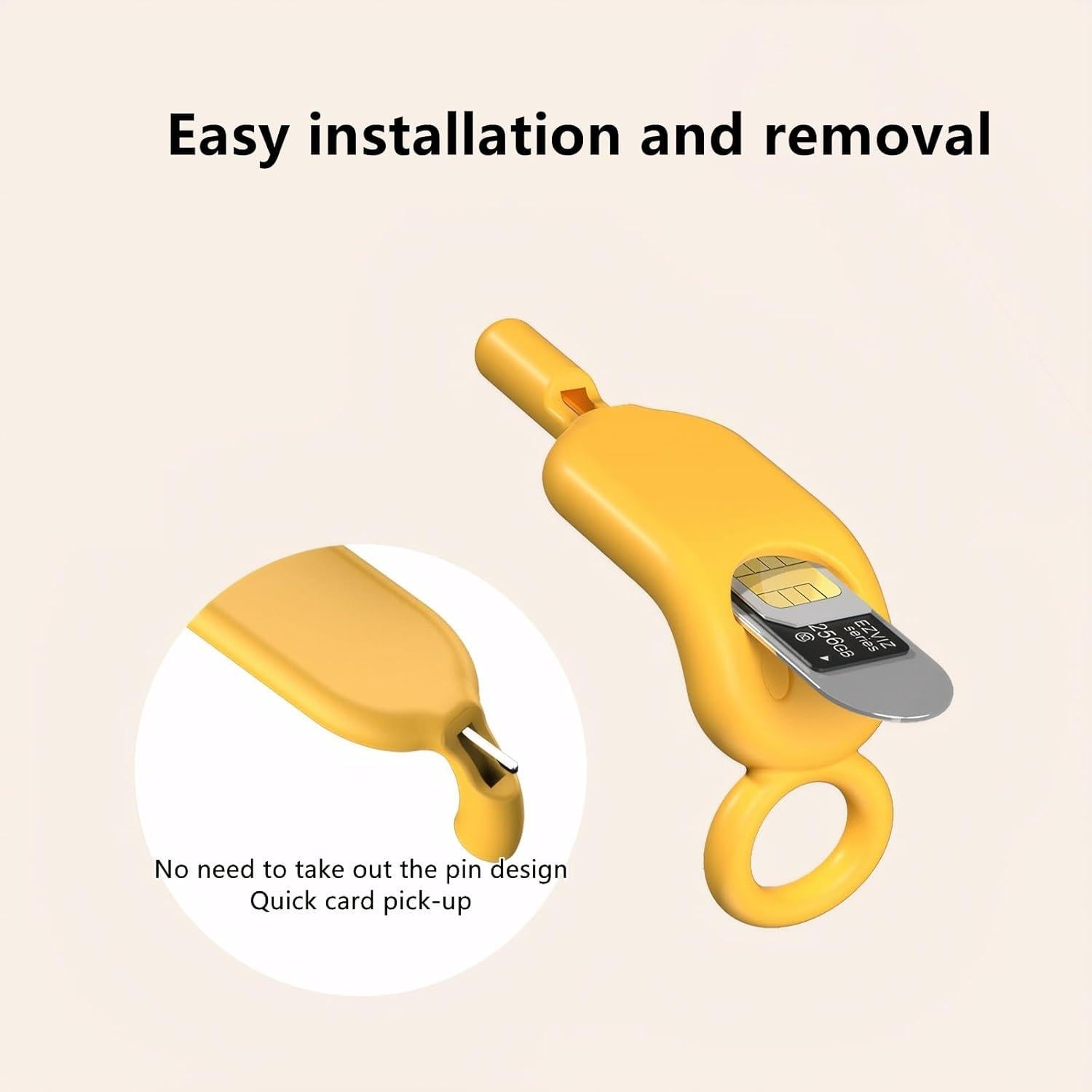 Kit de Extracción de Tarjeta SIM LJFLYXRI - 3 Pcs Tricolor