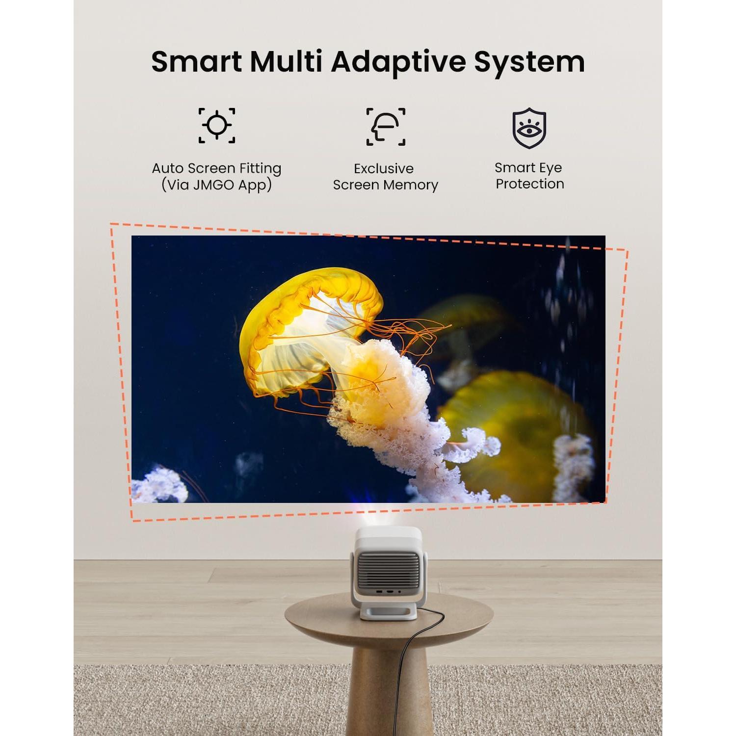 Proyector Portátil JMGO N1 1080P FHD, Soporta 4K, 800 Lúmenes