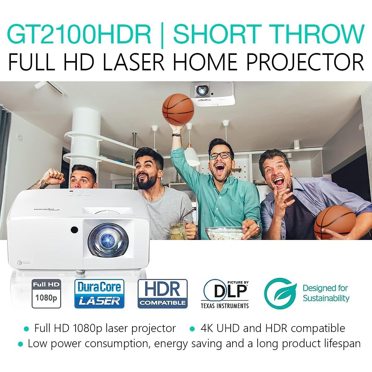 Proyector Láser Full HD Optoma GT2100HDR 4200 Lúmenes