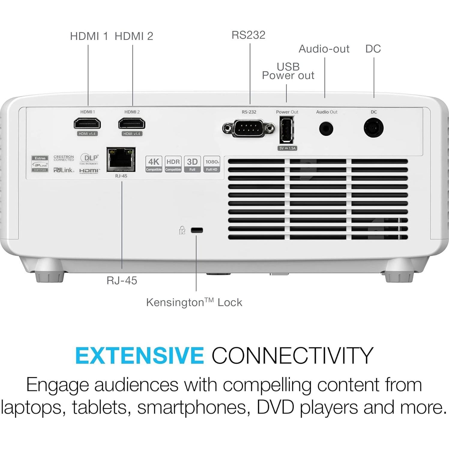 Proyector Láser Full HD Optoma GT2100HDR 4200 Lúmenes
