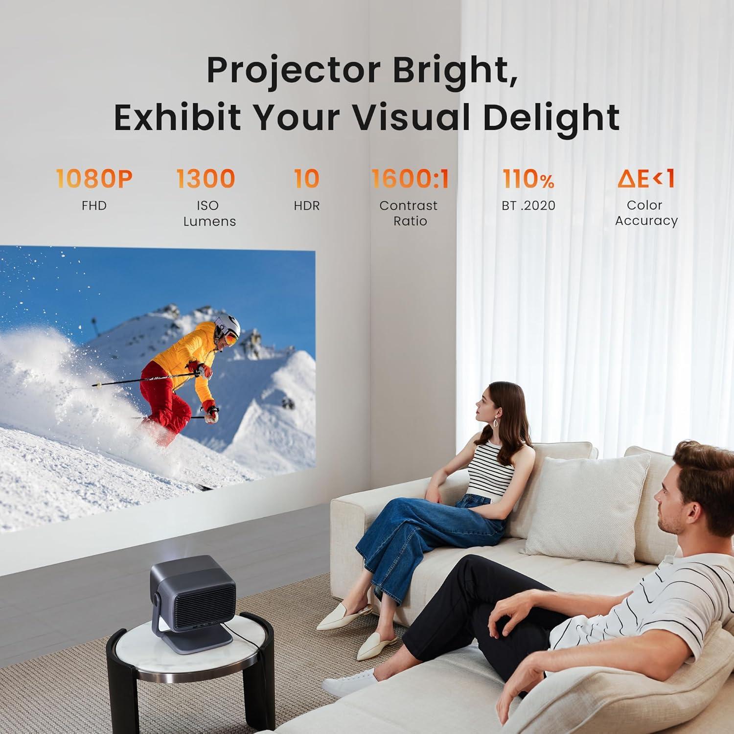 Proyector Láser JMGO N1 Pro 1300 Lúmenes 1080P FHD 4K