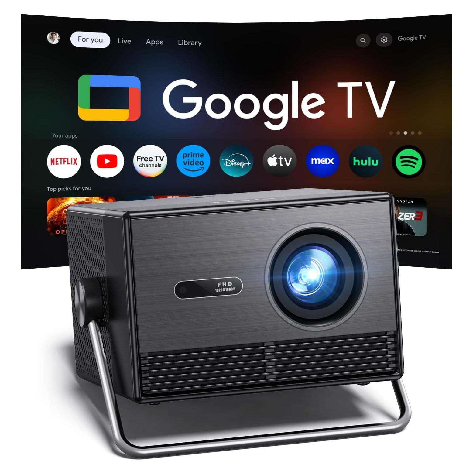 Proyector Inteligente HAPPRUN 4K Full HD con Google TV