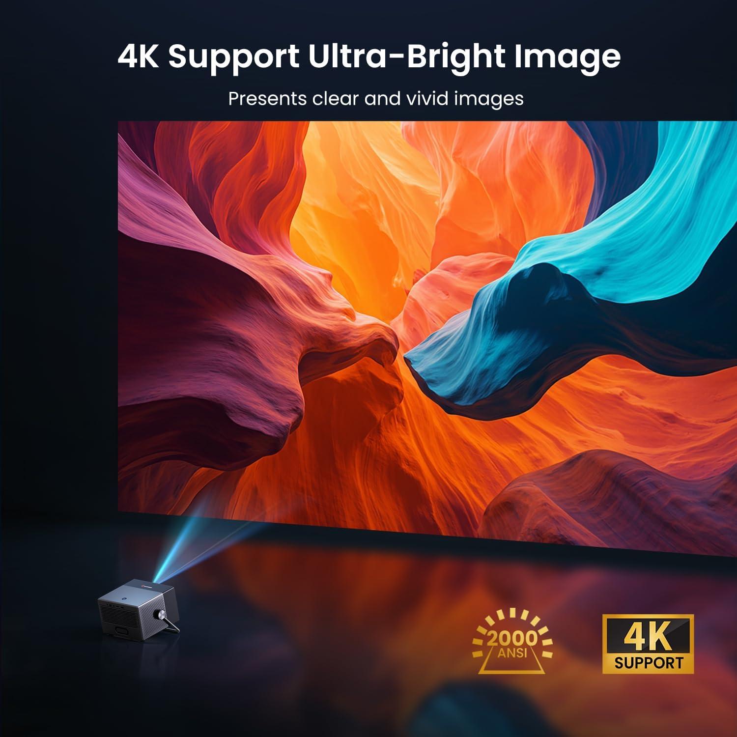 Proyector Inteligente HAPPRUN 4K Full HD con Google TV