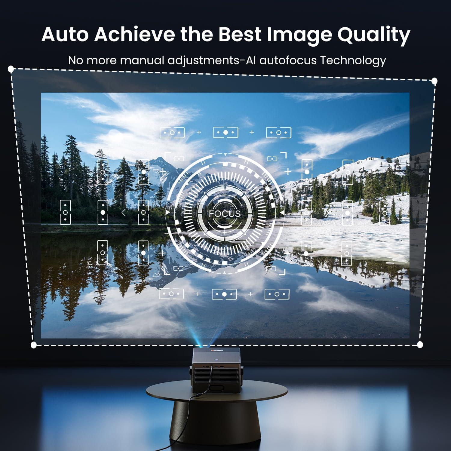 Proyector Inteligente HAPPRUN 4K Full HD con Google TV