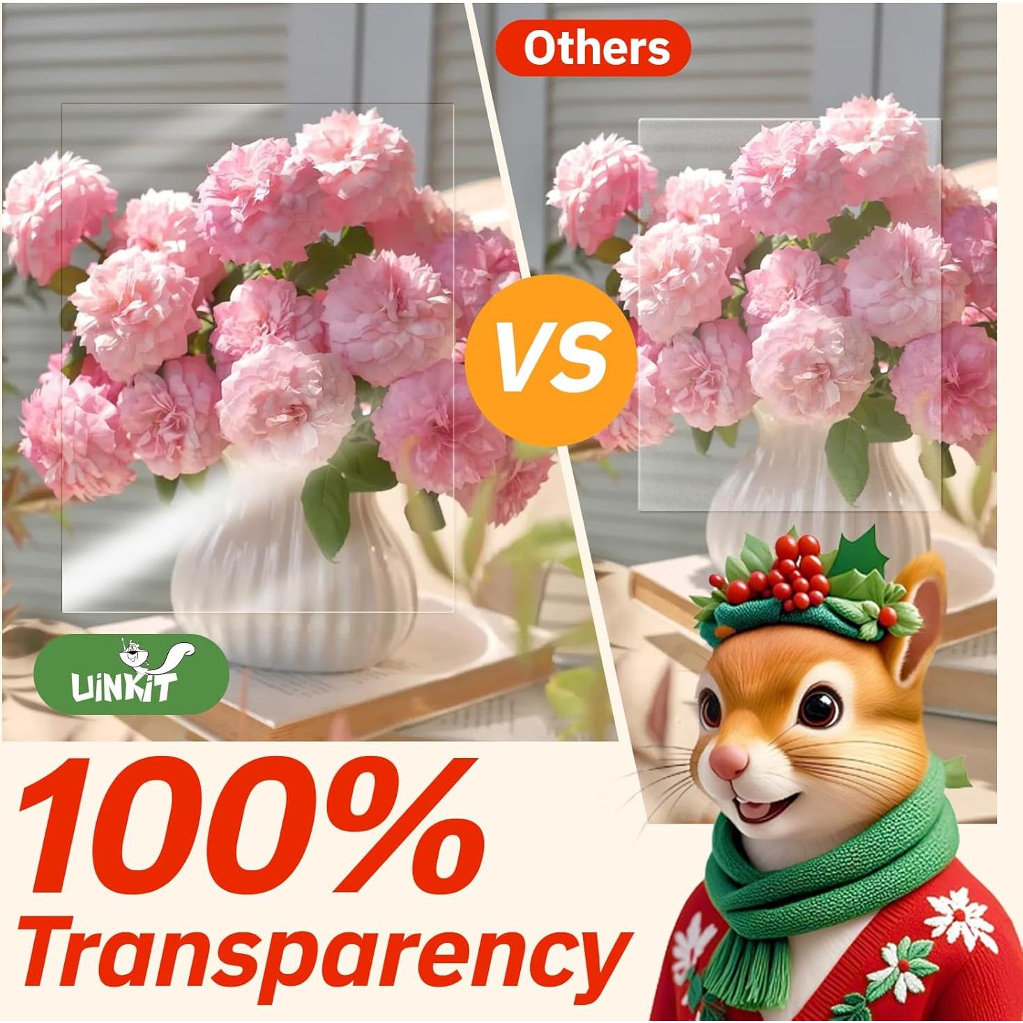 Película de Transparencia Láser Uinkit 100 Hojas A4 21.6x27.9 cm