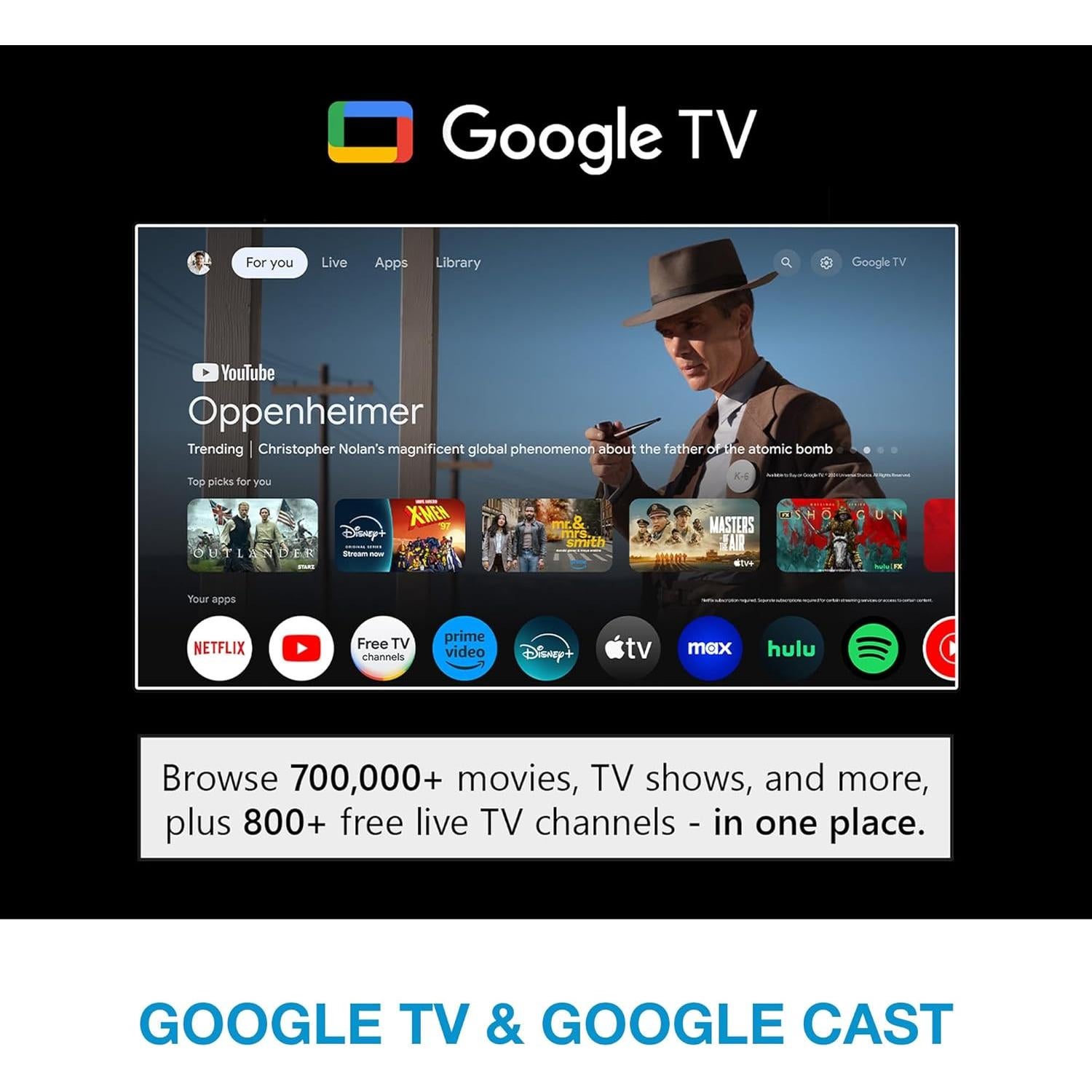 Proyector Portátil Optoma ML1080UST 1080p HDR Google TV