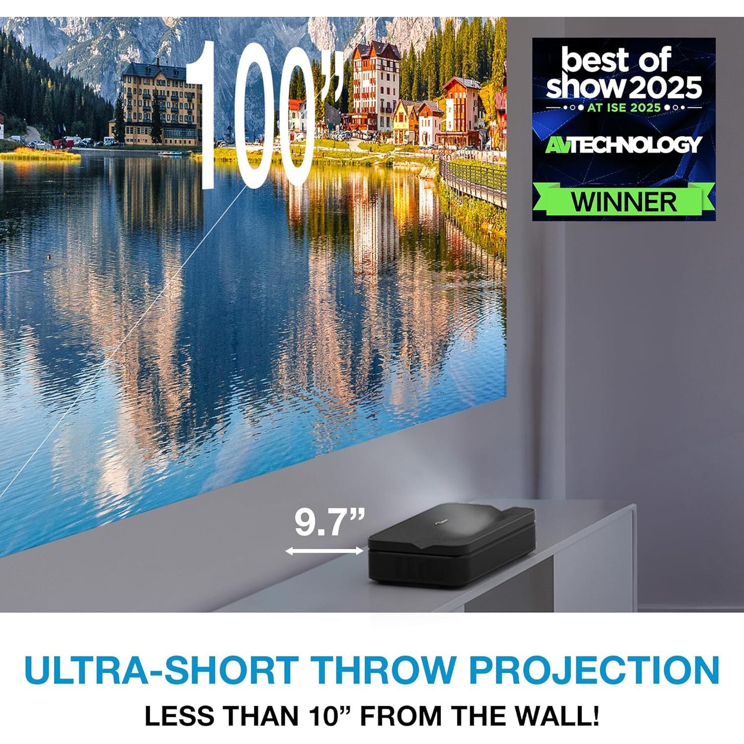 Proyector Portátil Optoma ML1080UST 1080p HDR Google TV