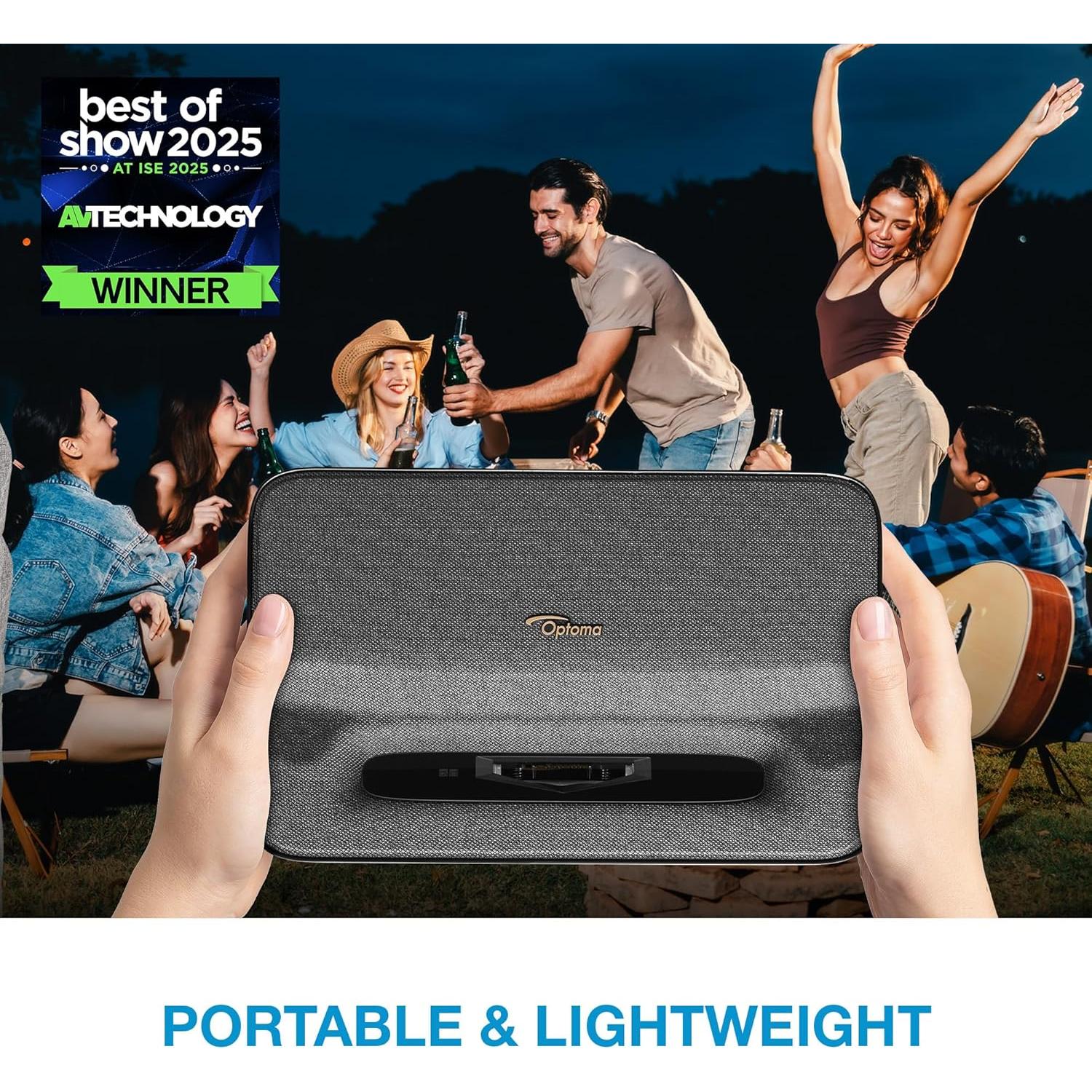 Proyector Portátil Optoma ML1080UST 1080p HDR Google TV