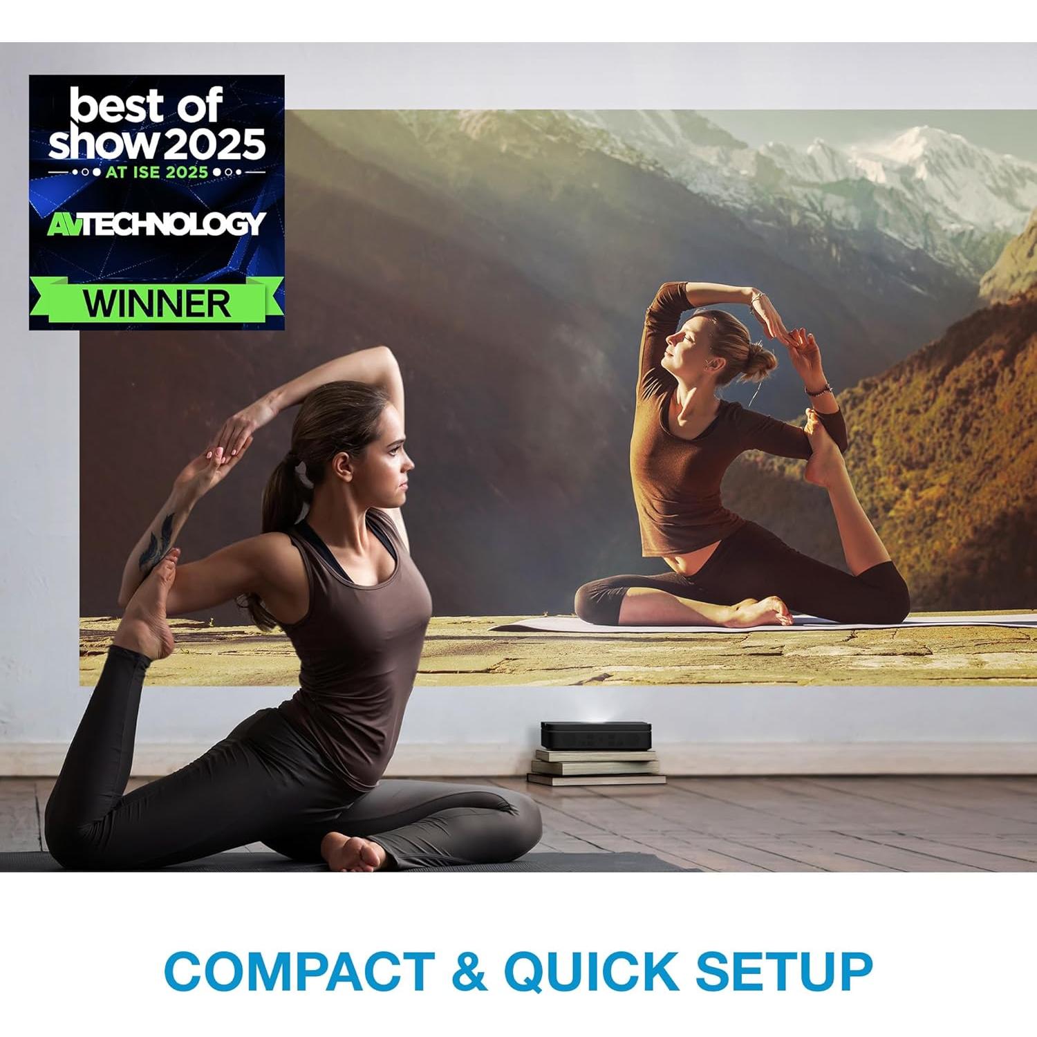 Proyector Portátil Optoma ML1080UST 1080p HDR Google TV