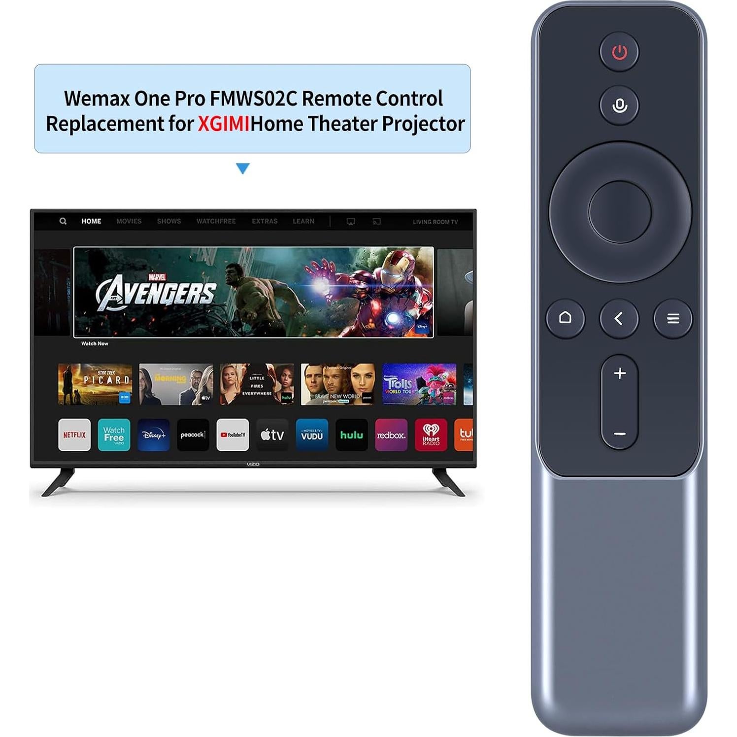 Control Remoto de Voz PZL para Proyector Xiaomi Wemax Fmws02c