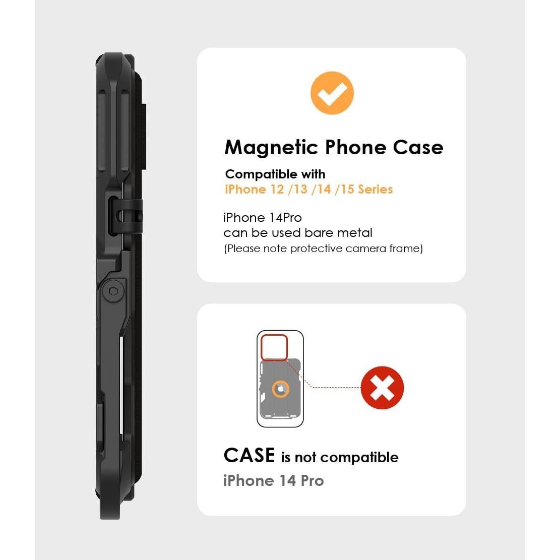 Soporte Magnético Aulumu G03 de Fibra de Carbono - Multifuncional