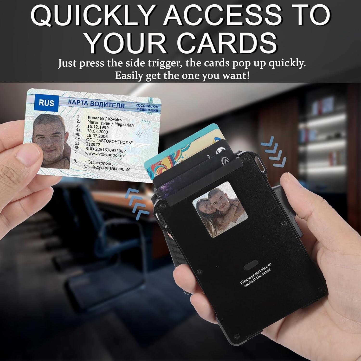 Billetera Bifold Minimalista Air Pro con Pantalla E-Ink 3.81 cm