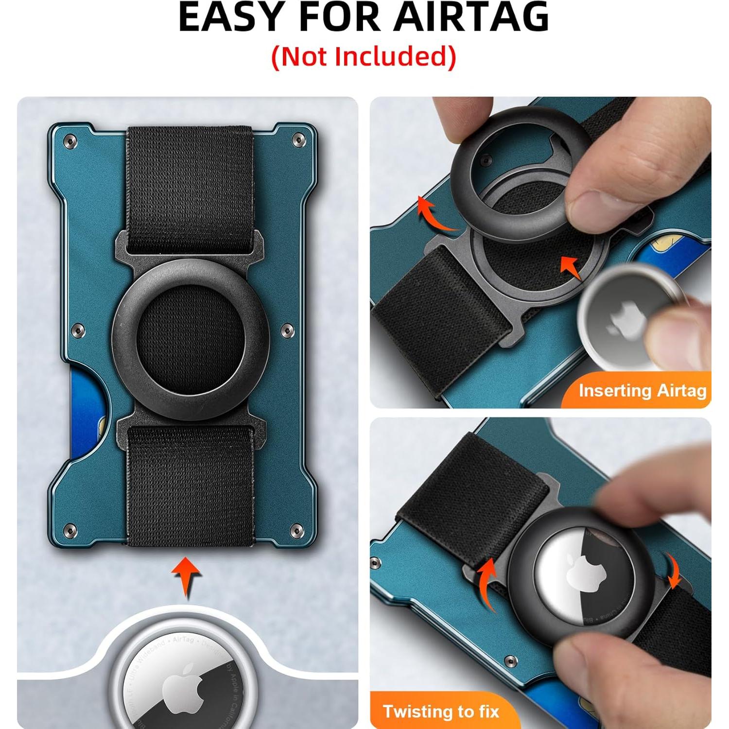 Cartera Metálica Slim Bulliant para Hombres con Bloqueo RFID